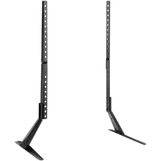 Volkano Steel series Universal Tabletop TV stand for 23" - 75" TVs.