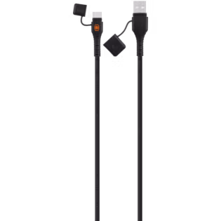 Rugged by Volkano Waterproof and Dustproof USB to Type-C Cable - 1.2m