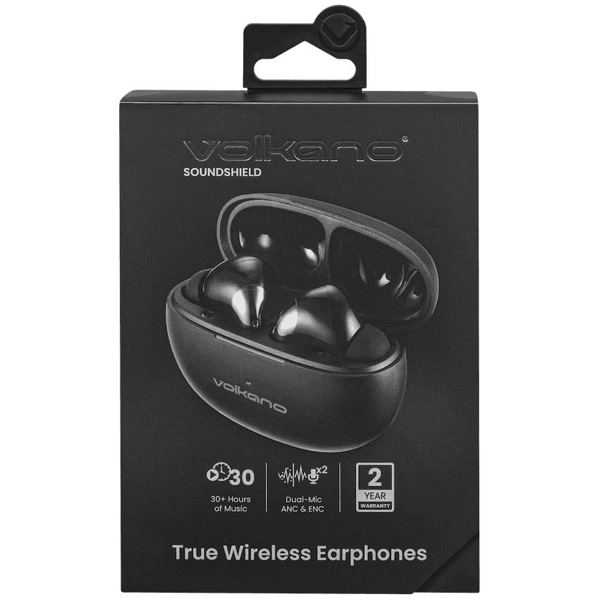 Volkano Soundshield TWS Earphones with ANC & ENC - Black - Image 10