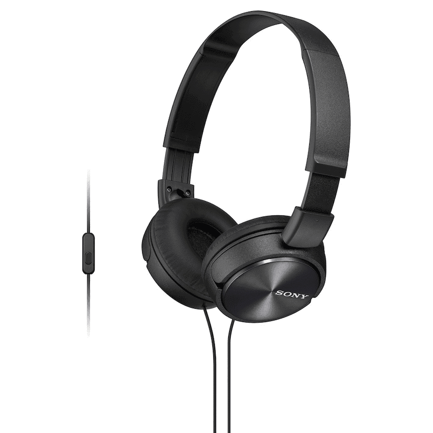 Sony MDR-ZX310AP (Black) Folding Aux Headphones with Mic - Image 10