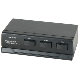 AVLINK AD-AUD31 CD/AUX STEREO SWITCH 3WAY