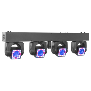 BEAMZ SHOWBAR GO SHINE WITH 4x MOVING HEAD 4x 40W RGBW