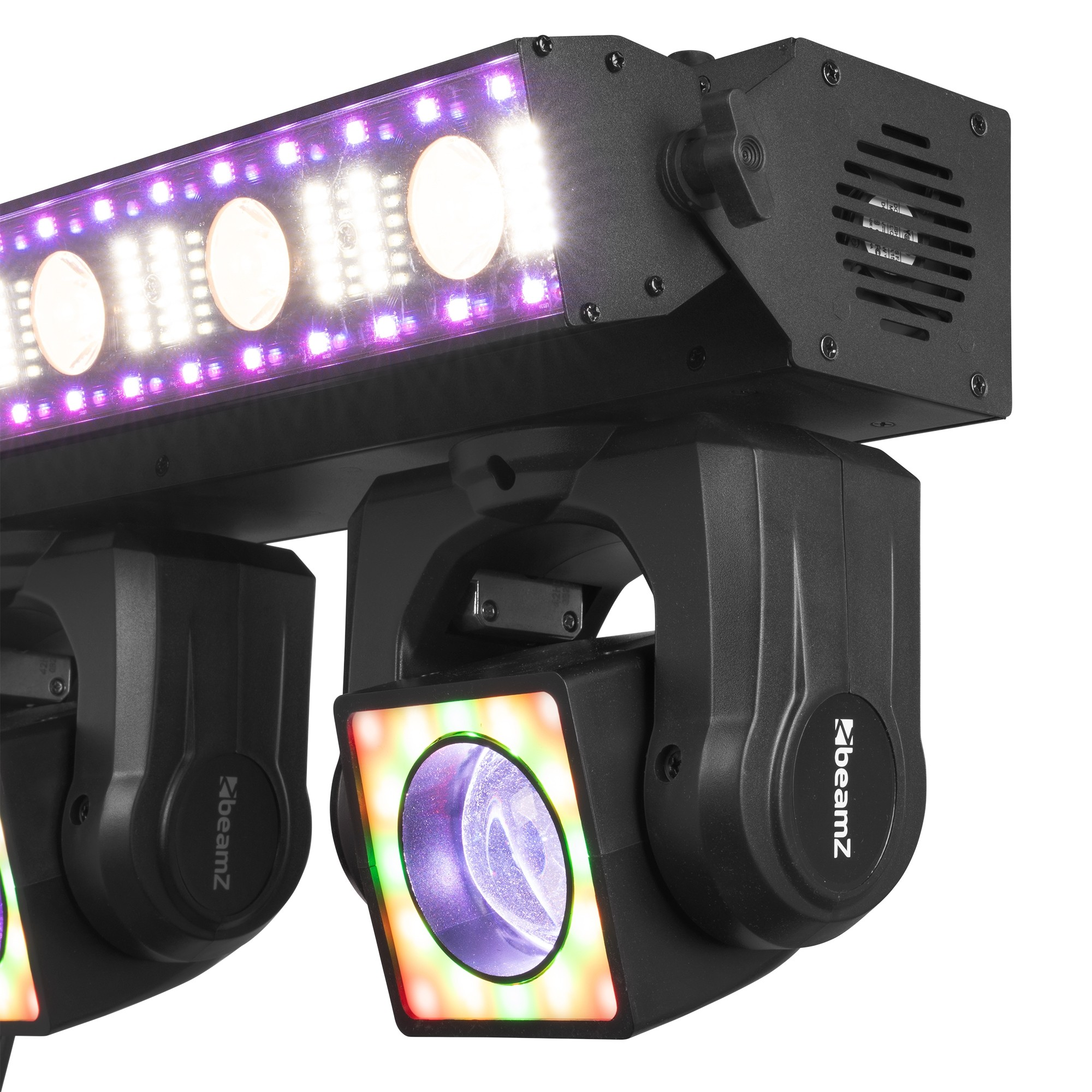 BEAMZ SHOWBAR GO EDGE WITH 4x MOVING HEAD 1x LED/STROBE BAR 4x 40W 12X 4W RGBW - Image 13