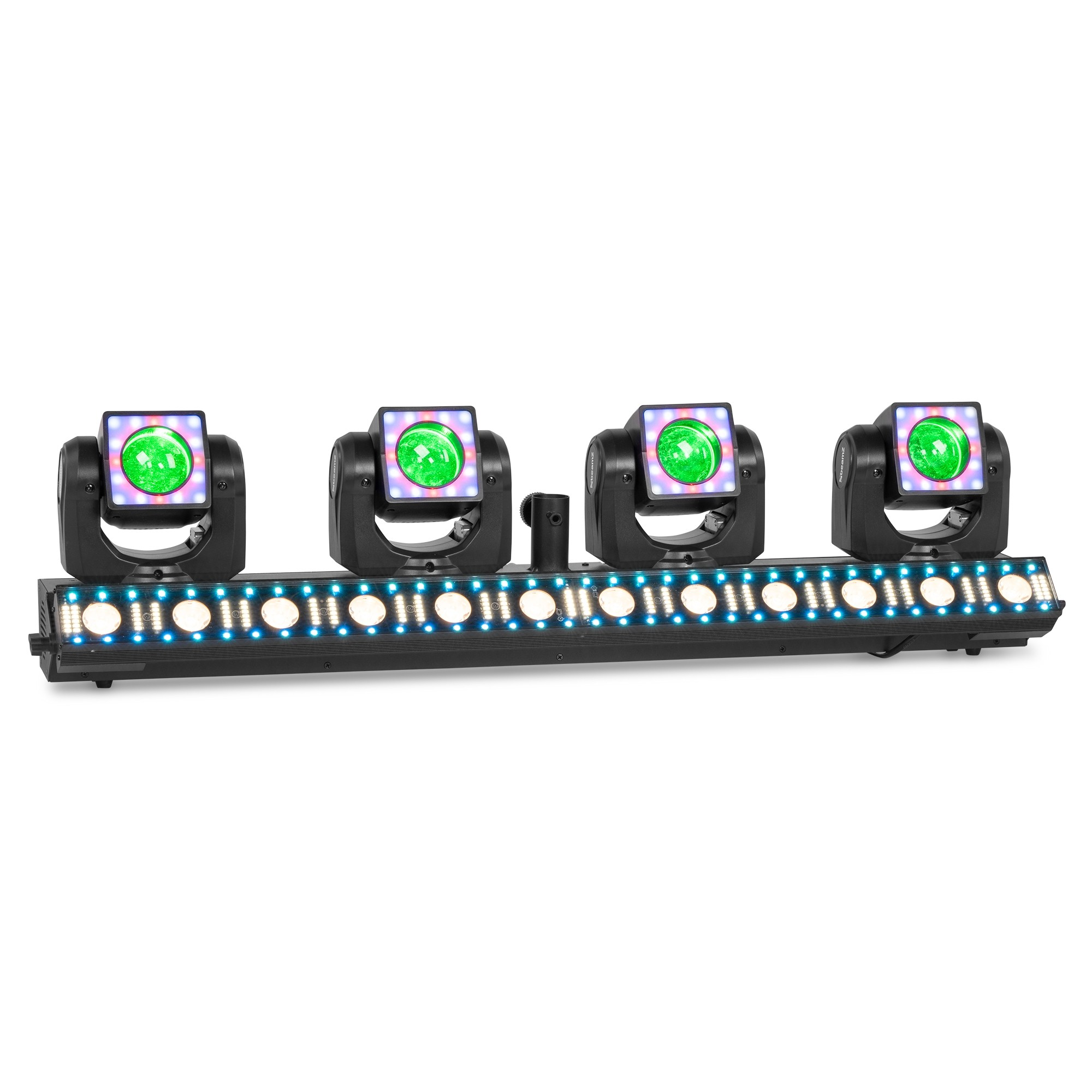 BEAMZ SHOWBAR GO EDGE WITH 4x MOVING HEAD 1x LED/STROBE BAR 4x 40W 12X 4W RGBW - Image 8