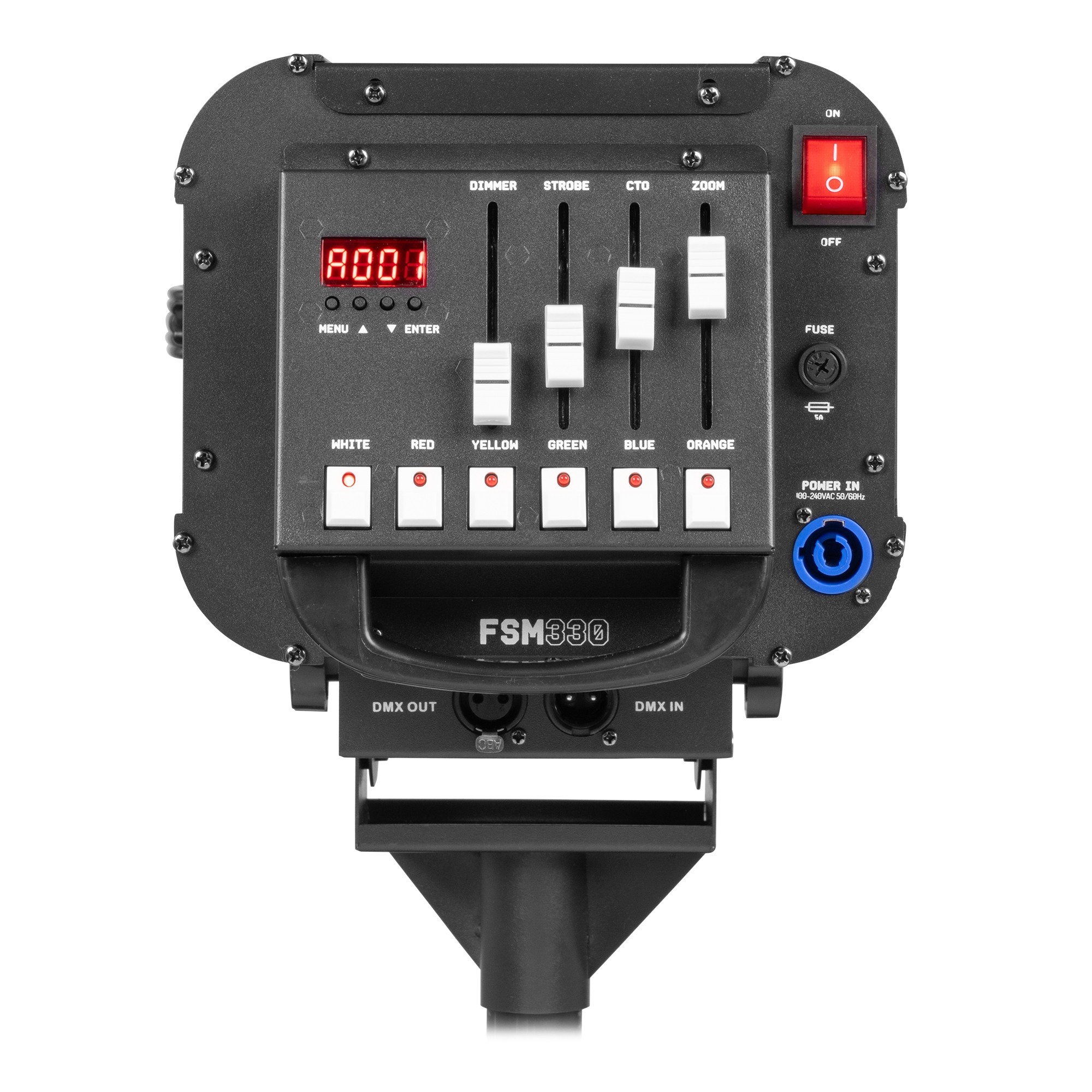BEAMZ FSM330 LED FOLLOWSPOT 200W RGBWYO WITH STAND - Image 2