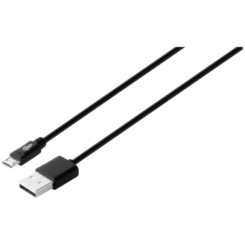 Pro Bass Power Series Boxed Round Micro USB Cable - Black - Image 2
