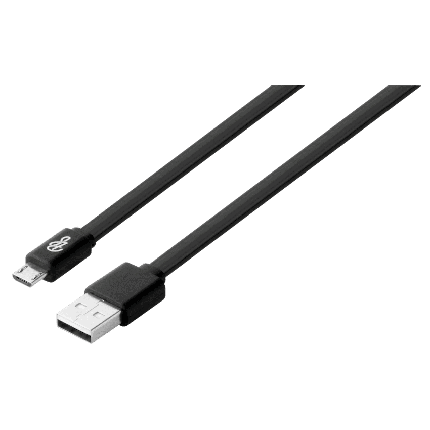 Pro Bass Energize Series Packaged Micro USB Cable - Black - 1.2m - Image 2