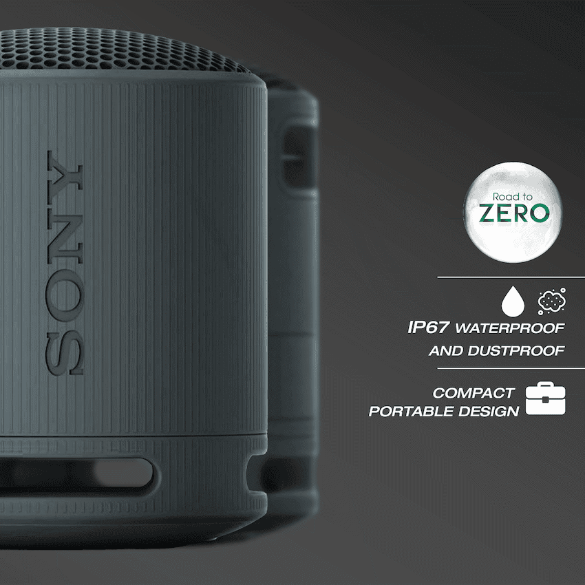 Sony XB100 Portable Bluetooth Speak - Black - Image 2