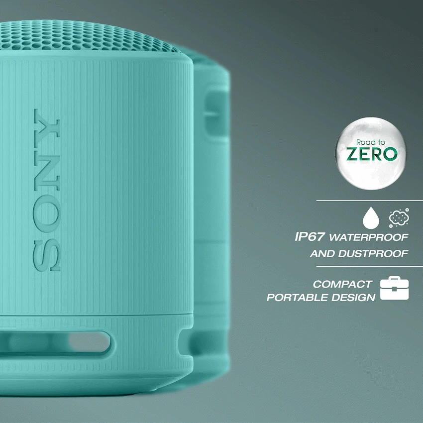 Sony XB100 Portable Bluetooth Speak - Blue - Image 2