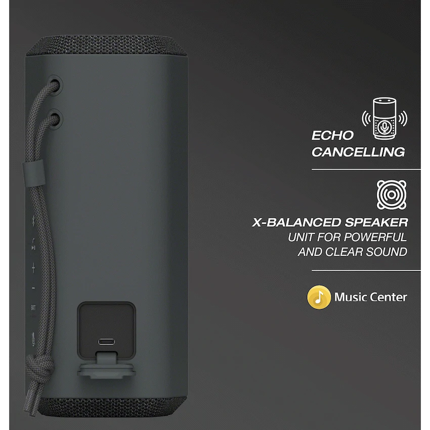 Sony SRS-XE200 (Dark Grey) Portable Wireless Speaker - Image 2