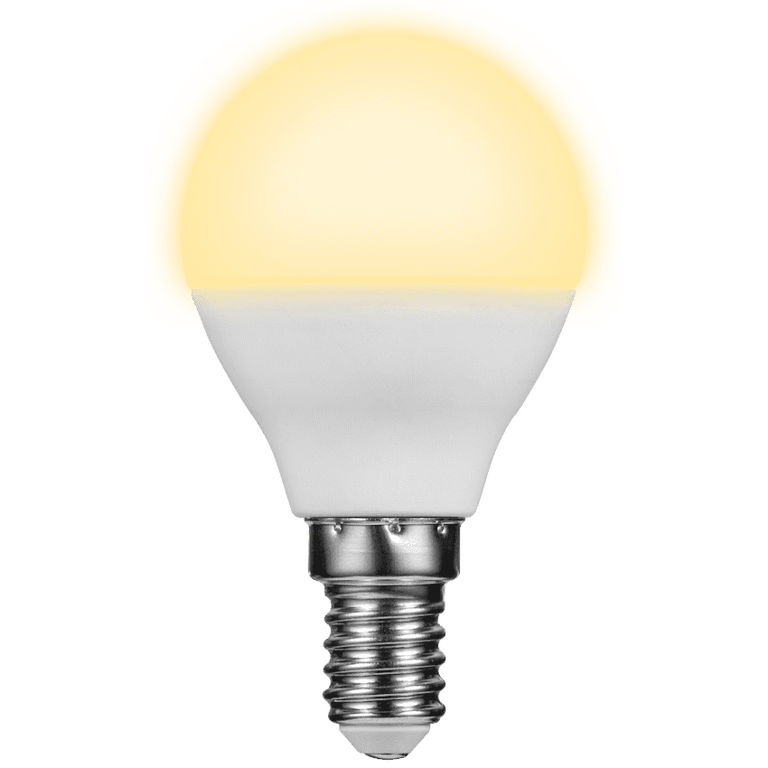 Switched 5w Golfball LED Light Bulb E14 - Warm White - Image 2