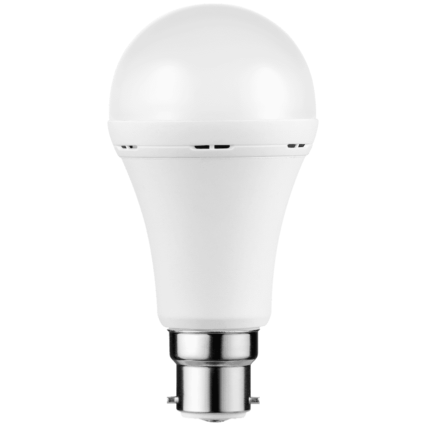 Switched 5w A60 Rechargeable B22 LED Light Bulb - Warm White - Image 2