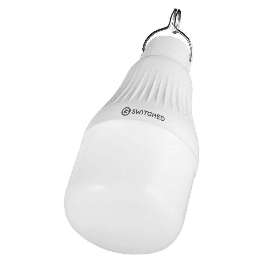 Switched Solar-Powered LED Light Bulb, Solar Panel Included - Image 2
