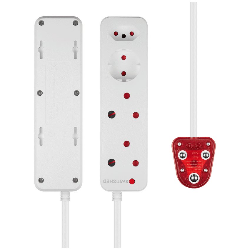 Switched High Surge 4-Way Multiplug 5m 1140J - Image 2