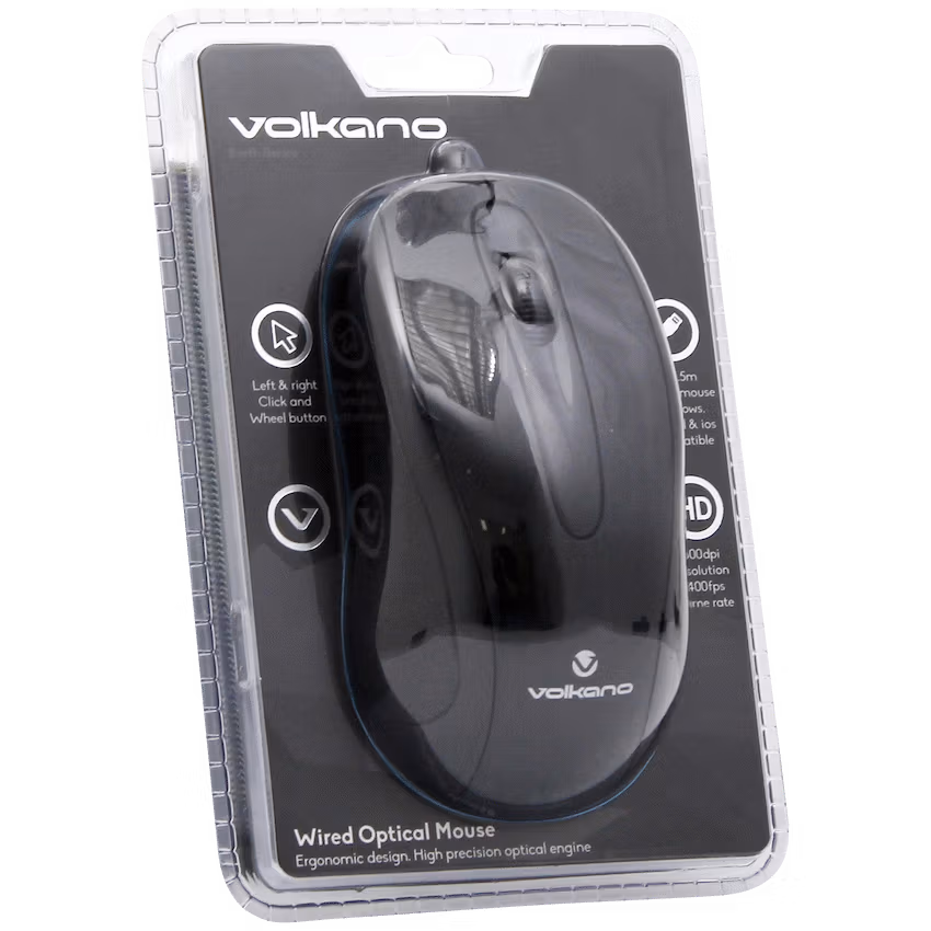 Volkano Earth Series Wired Mouse - Image 2