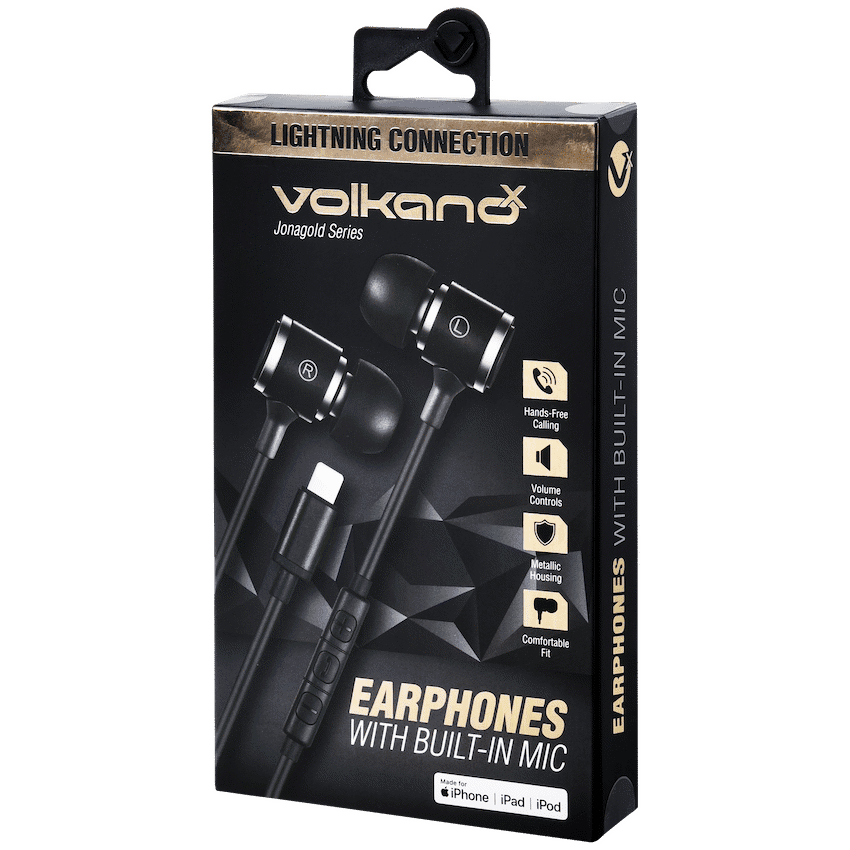 VolkanoX Jonagold Series MFI Lightning Earphones - Image 2