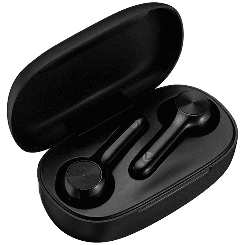 Volkano Libra Series TWS Earphones + Charging Case - Black - Image 2