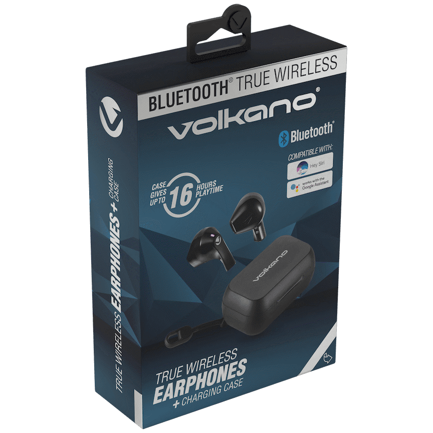 Volkano Equinox Series True Wireless Earphones - Black - Image 2