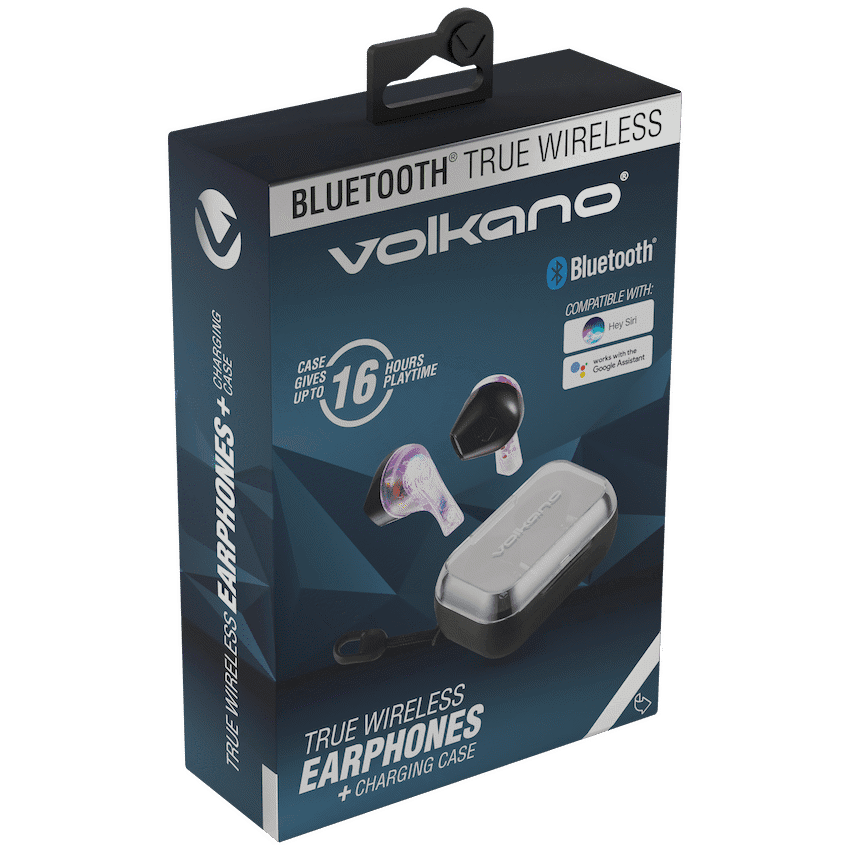 Volkano Equinox Series True Wireless Earphones - Clear - Image 2
