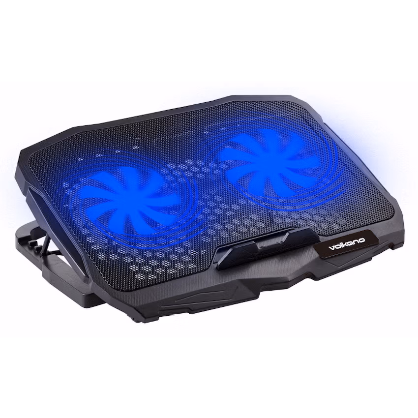 Volkano Glacier Series Upright Notebook Cooling Stand with Dual Fans - Image 2