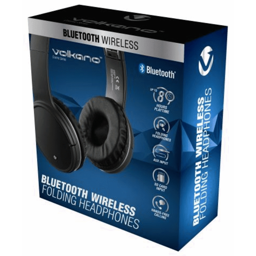 Volkano Cosmic Series Bluetooth Headphones - Black - Image 2
