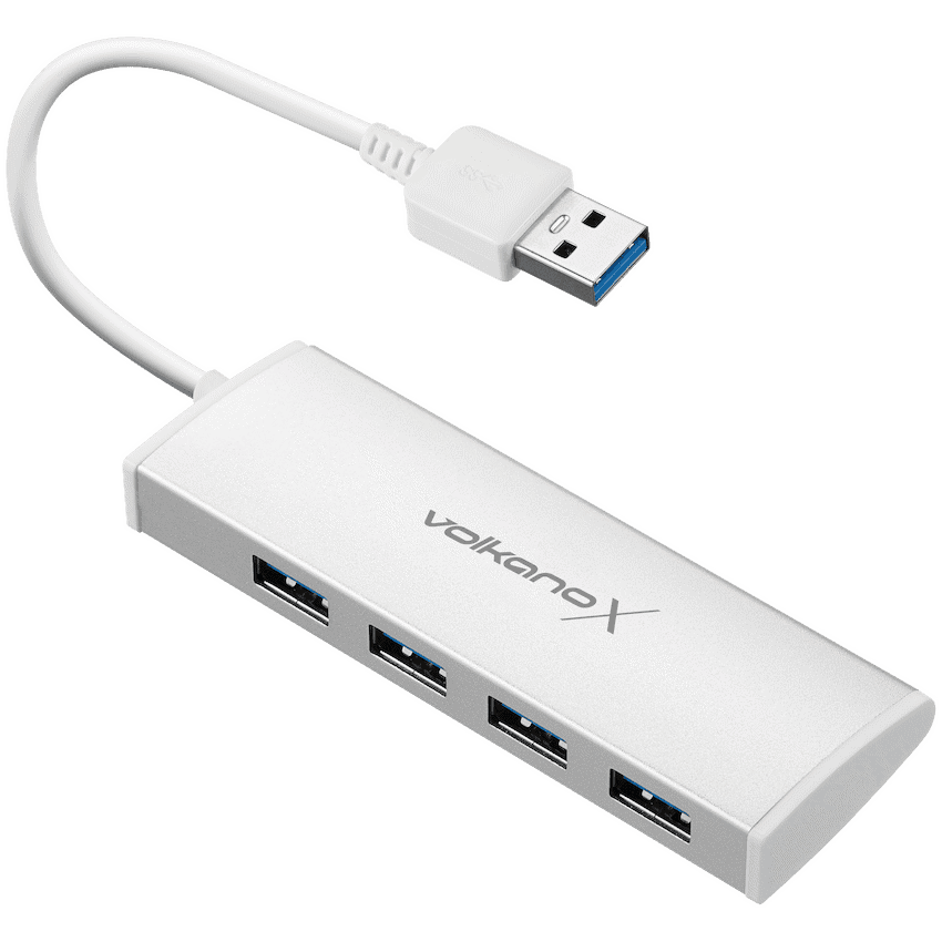 VolkanoX Media Series 4-Port USB Hub with Power Cable - Image 2