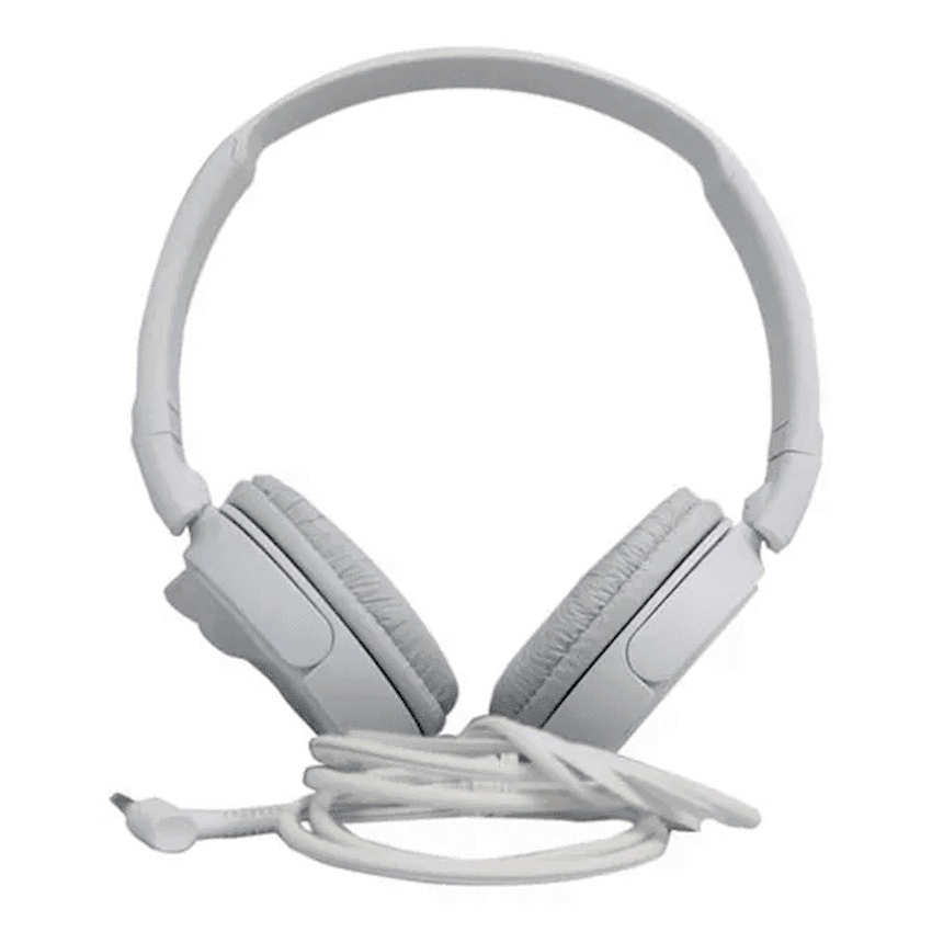 Sony MDR-ZX110 Foldable On-Ear Headphones - White - Image 2