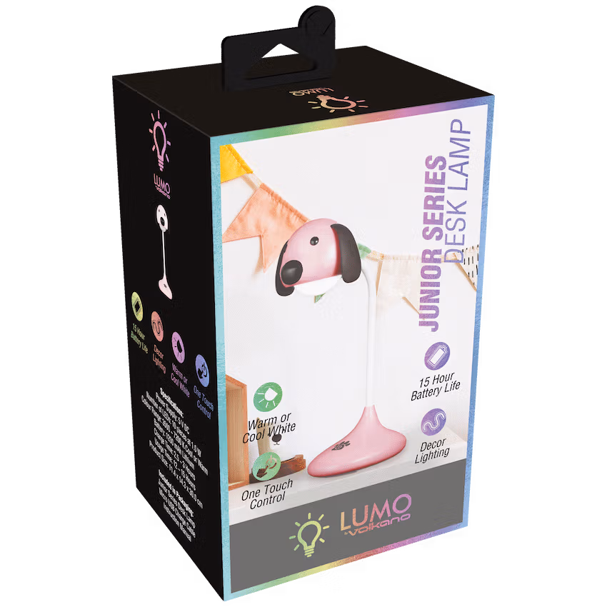 Lumo Neon Series LED Desk Lamp - Pink Dog - Image 2