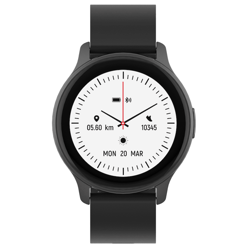 Volkano Active Tech Trend series Watch with heart rate monitor - Black - Image 2