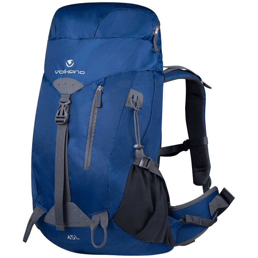 Volkano Glacier 45L Hiking Backpack Blue - Image 2
