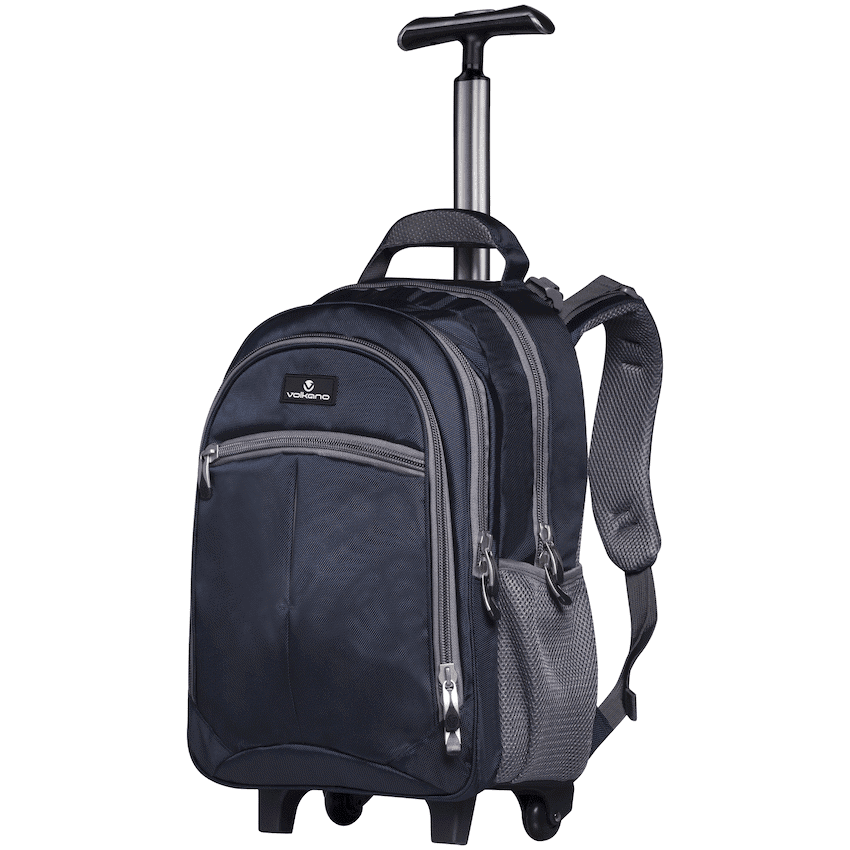 Volkano Orthopaedic Trolley Backpack 35l - Navy/Grey - Image 2