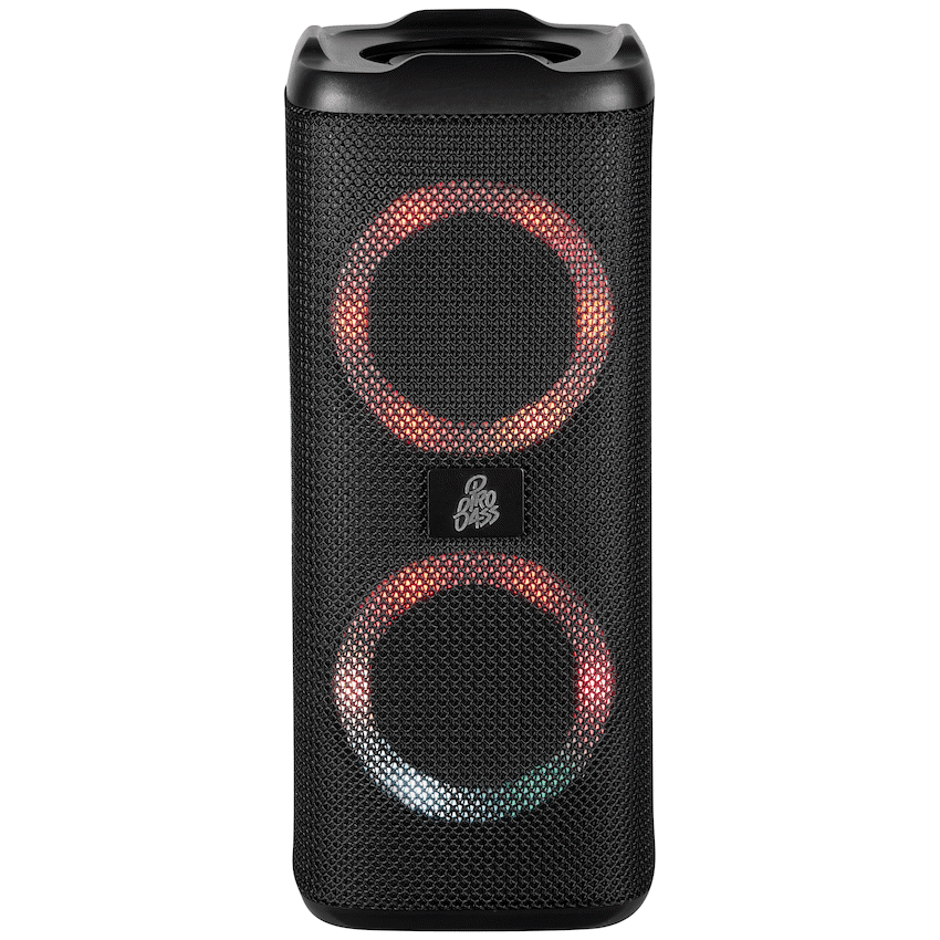 Pro Bass Pulse Box Portable Bluetooth Speaker - Black - Image 3