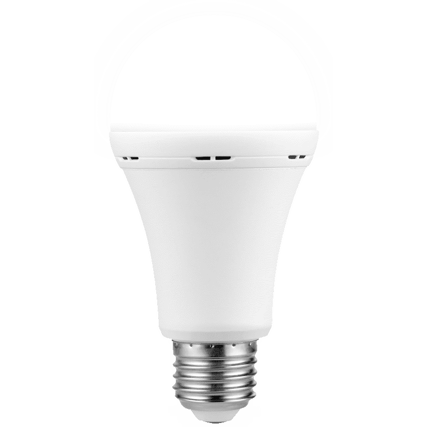 Switched 9w A60 Rechargeable LED Light Bulb - E27 - Warm White - Image 3