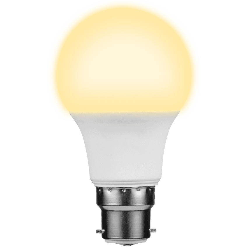 Switched 7w A60 Light Bulb B22 - Warm White - Image 3