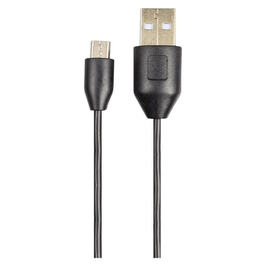 Bounce Cord Series 1.2m Micro USB Cable - Black - Image 3