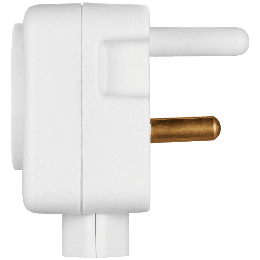 Switched 2-Way Schuko Adaptor - Top and Bottom Loader - Image 3