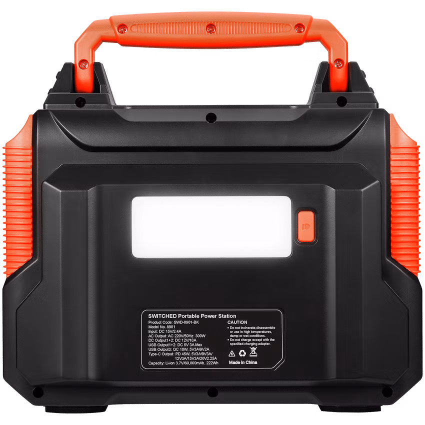 Switched 300w Portable Power Station (222wh) - Image 3