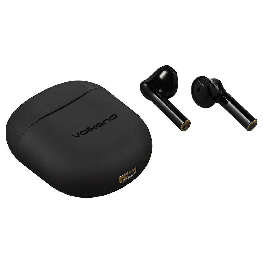 Volkano Aries 2.0 Series TWS Earphones + Charging Case - Black - Image 3