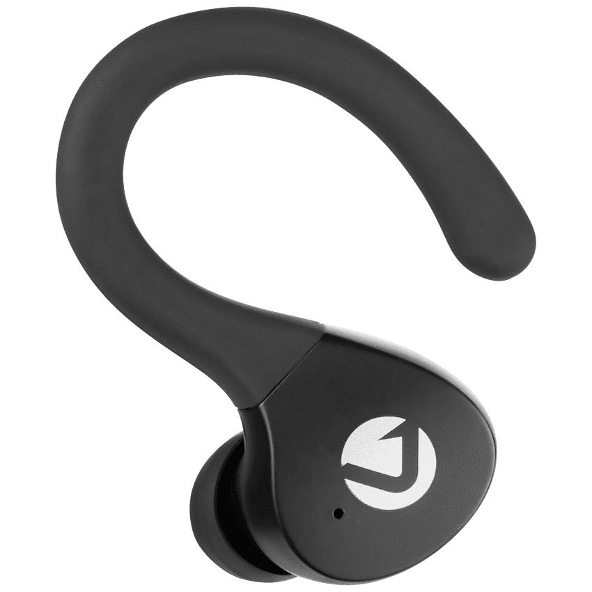 Volkano Flex Series Sports TWS Earphones with Case - Black - Image 3
