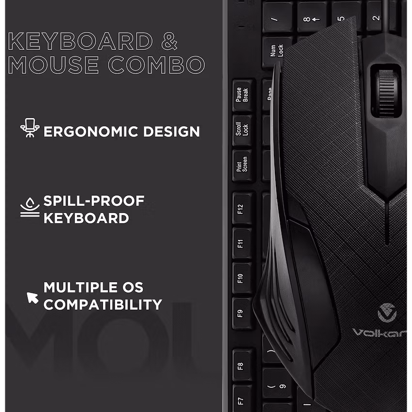 Volkano Krypton Wired Keyboard and Mouse Combo - Image 3