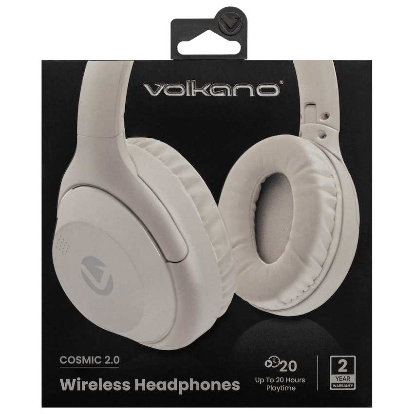 Volkano Cosmic 2 Series Bluetooth Headphone - Nude - Image 3