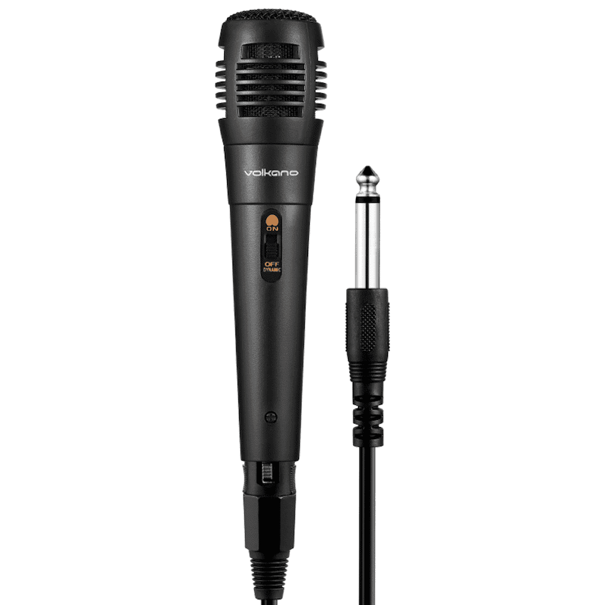 Volkano Vocal Series ABS Wired Microphone - Black - Image 3