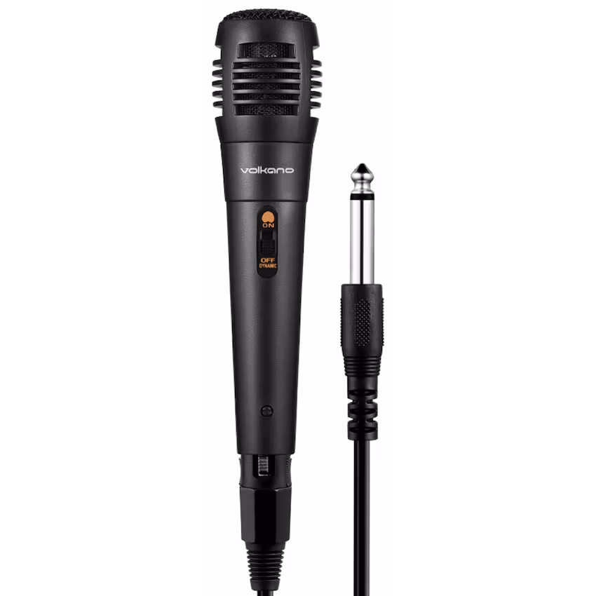 Volkano Vocal Series ABS Wired Microphone - Black - Image 3
