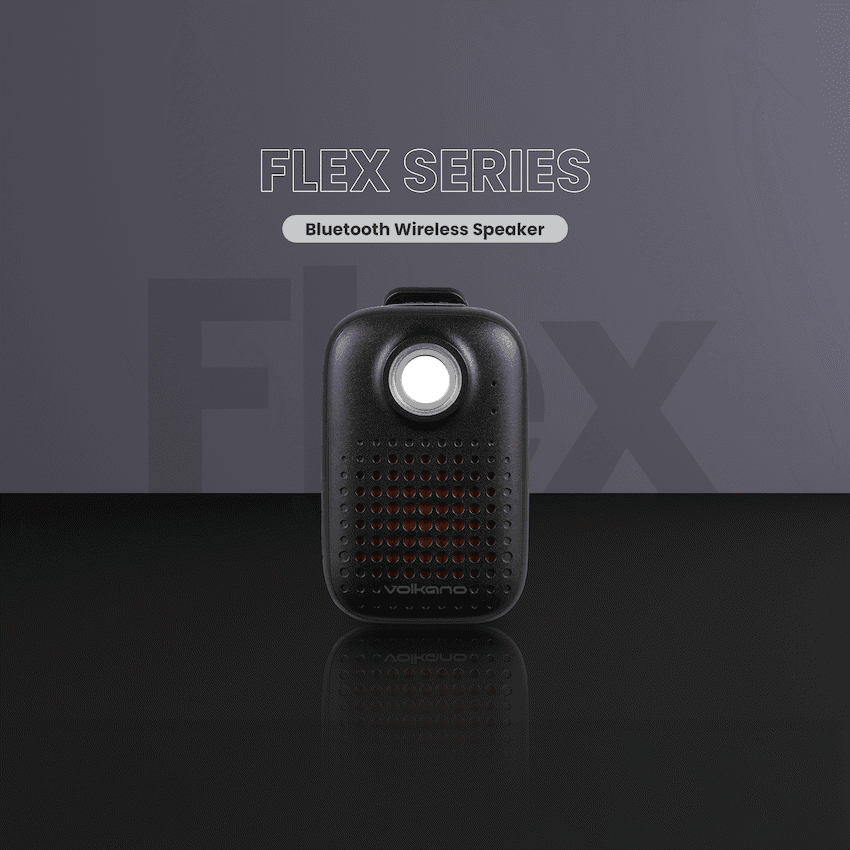 Volkano Flex Bluetooth Wireless Speaker - Black - Image 3