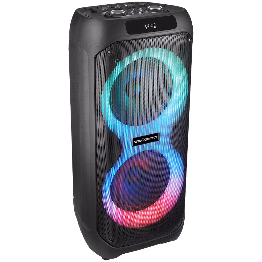 Volkano Motion Dual 10" Party Speaker - Black - Image 3