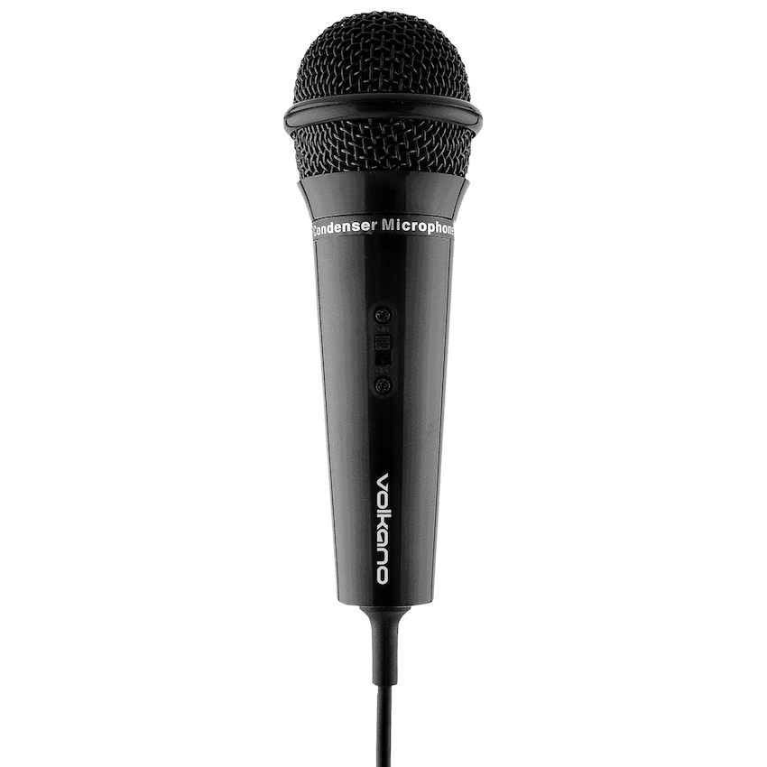 Volkano Stream Vocal Microphone with Tripod, Aux - Image 3