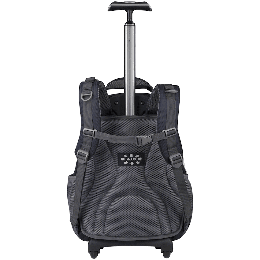 Volkano Orthopaedic Trolley Backpack 35l - Navy/Grey - Image 3