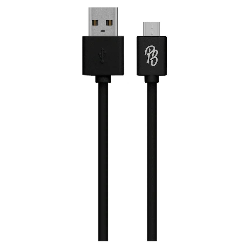 Pro Bass Power Series Boxed Round Micro USB Cable - Black - Image 3