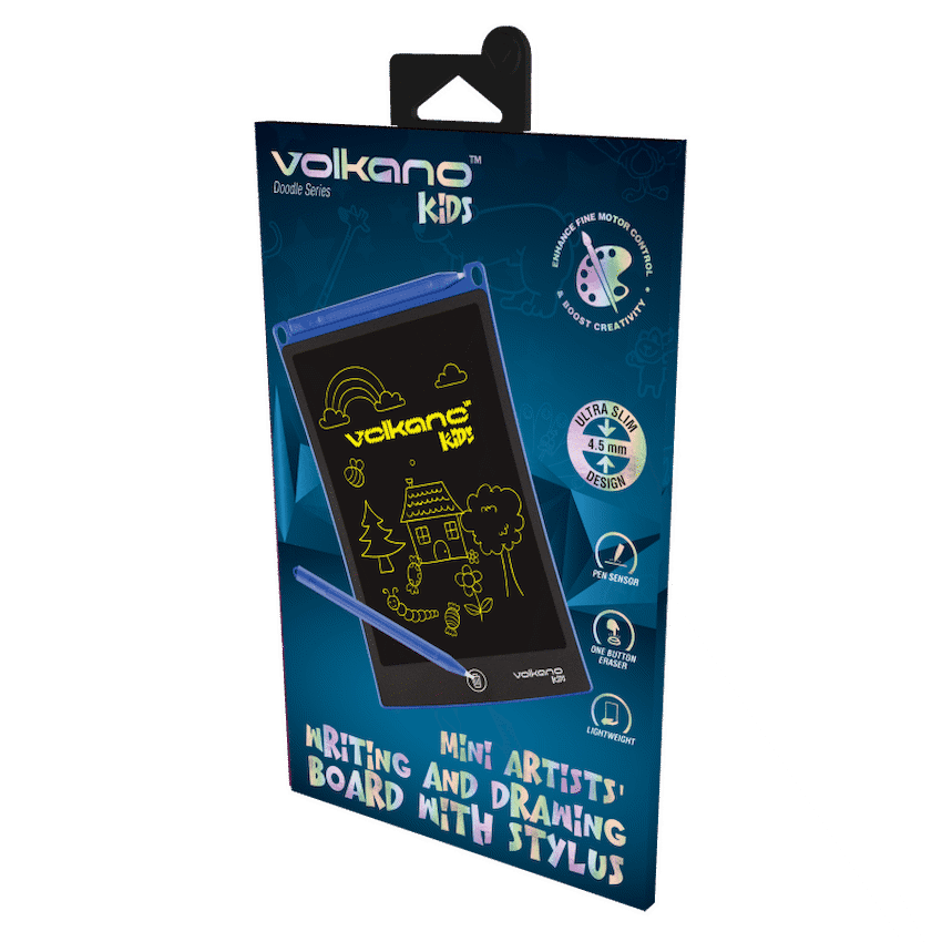 Volkano Kids Doodle Series 8.5" Writing and Drawing Board - Blue - Image 3