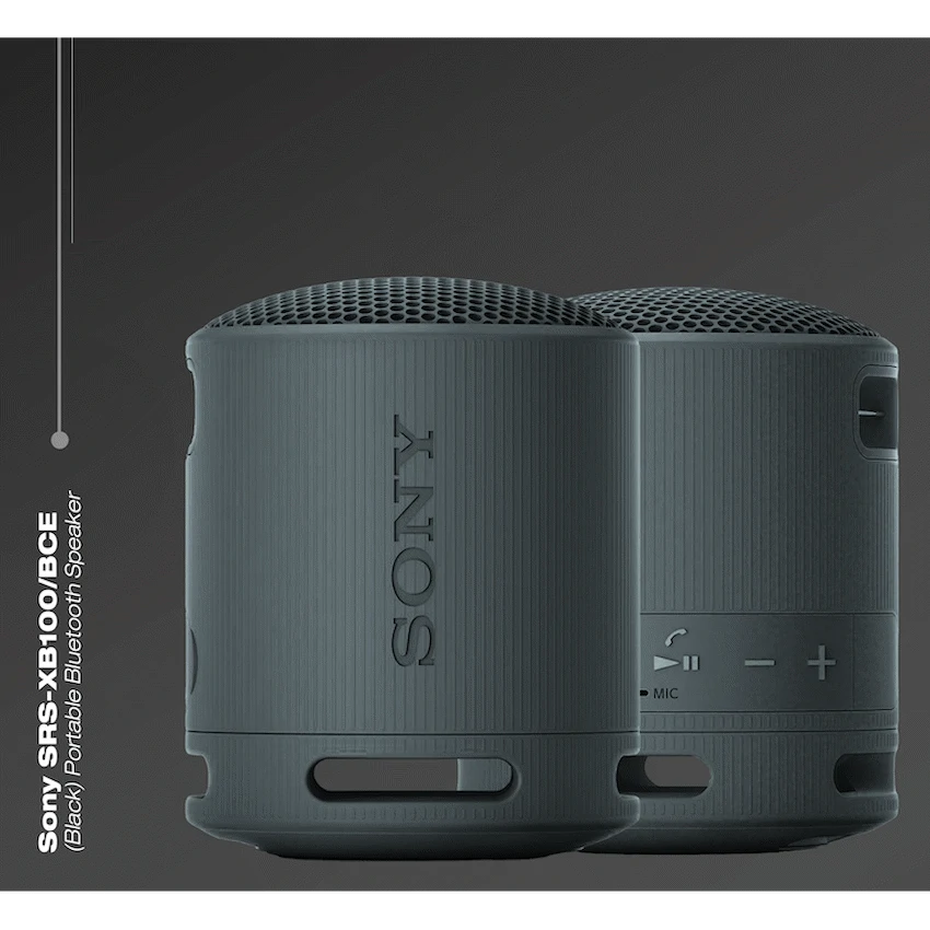 Sony XB100 Portable Bluetooth Speak - Black - Image 4